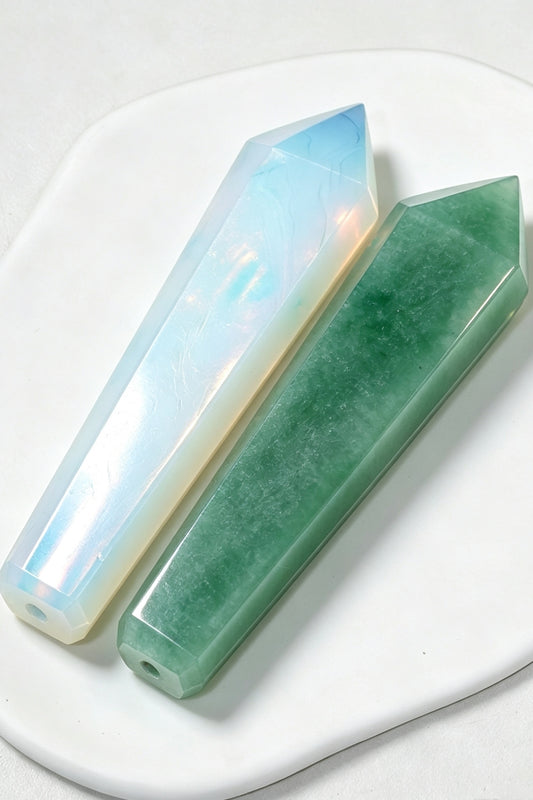 Opalite Green Aventurine Wands 4.13"Tall