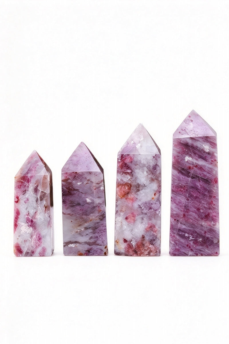 Pink Tourmaline Towers 1.97"-3.54"Tall