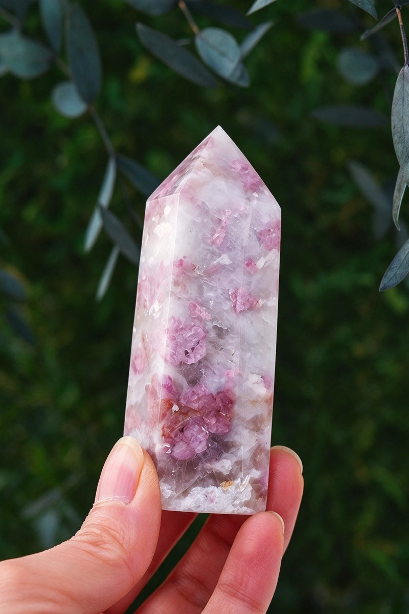Pink Tourmaline Towers 1.97"-3.54"Tall