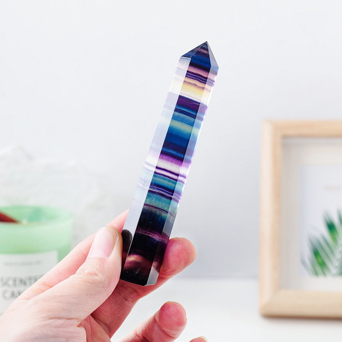 Rainbow Fluorite Towers 1.97"