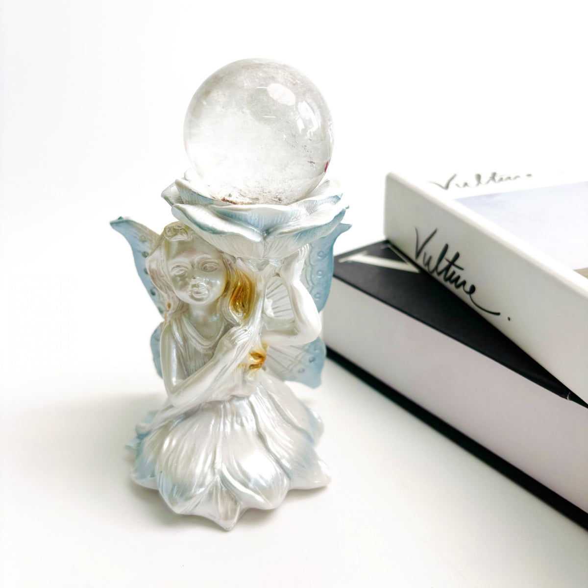 Resin Fairy Retro Stand Sphere Holders