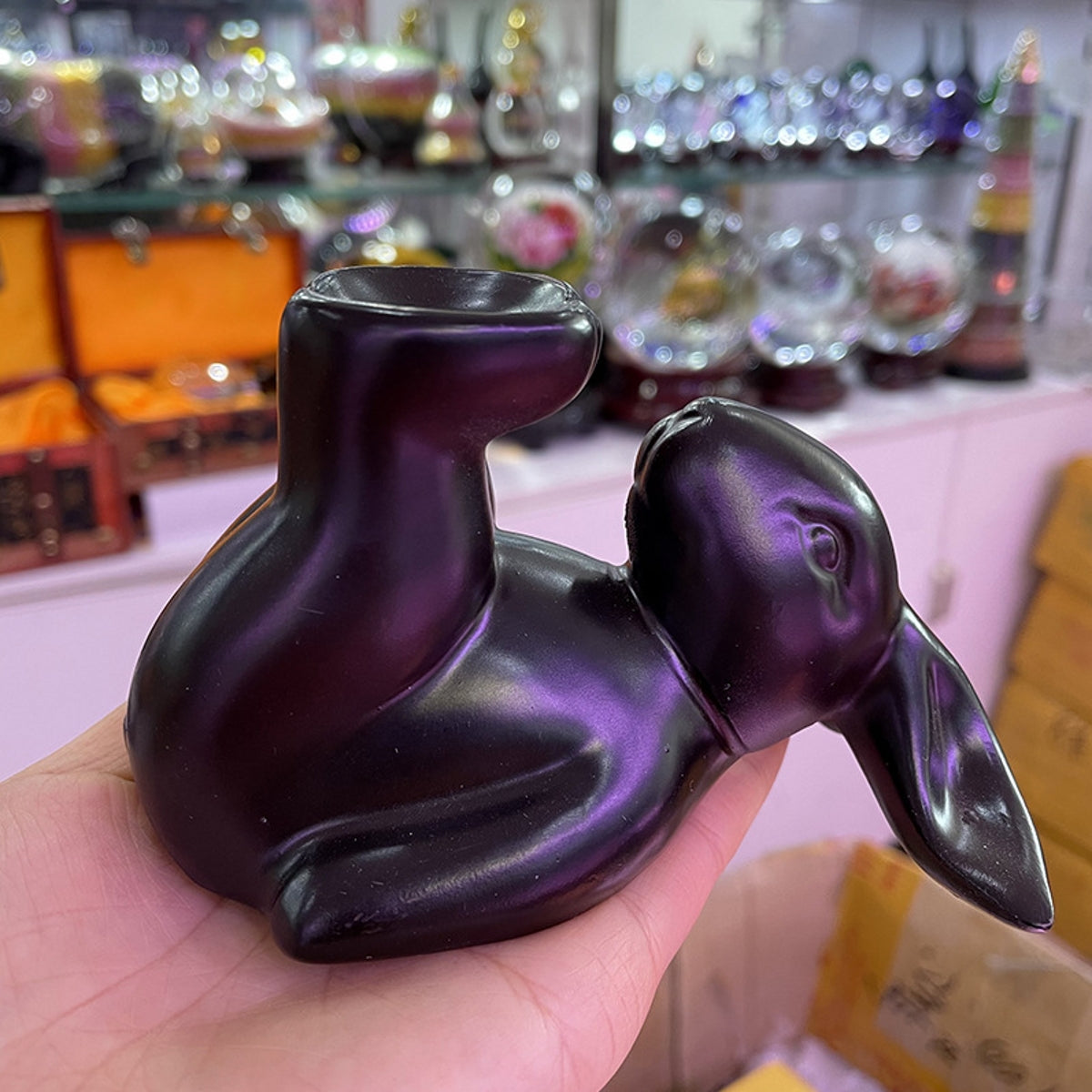 Resin Rabbit Base Stand Sphere Holders