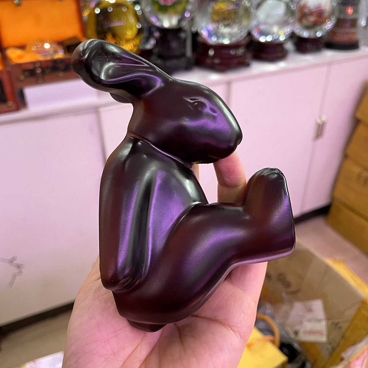 Resin Rabbit Base Stand Sphere Holders