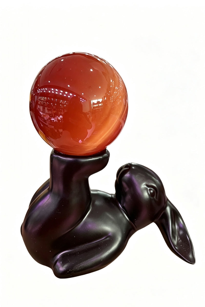 Resin Rabbit Base Stand Sphere Holders