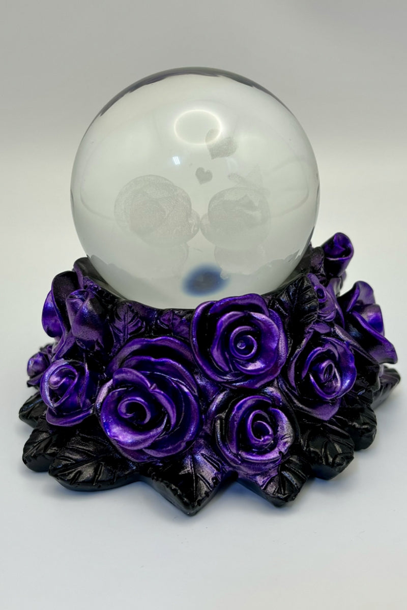 Rose Flower Sphere Holder