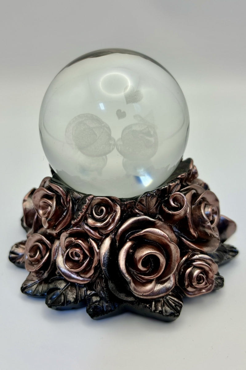 Rose Flower Sphere Holder