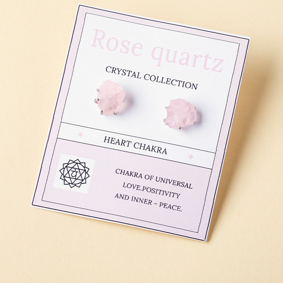 Rose Quartz Crystal Ball Earrings