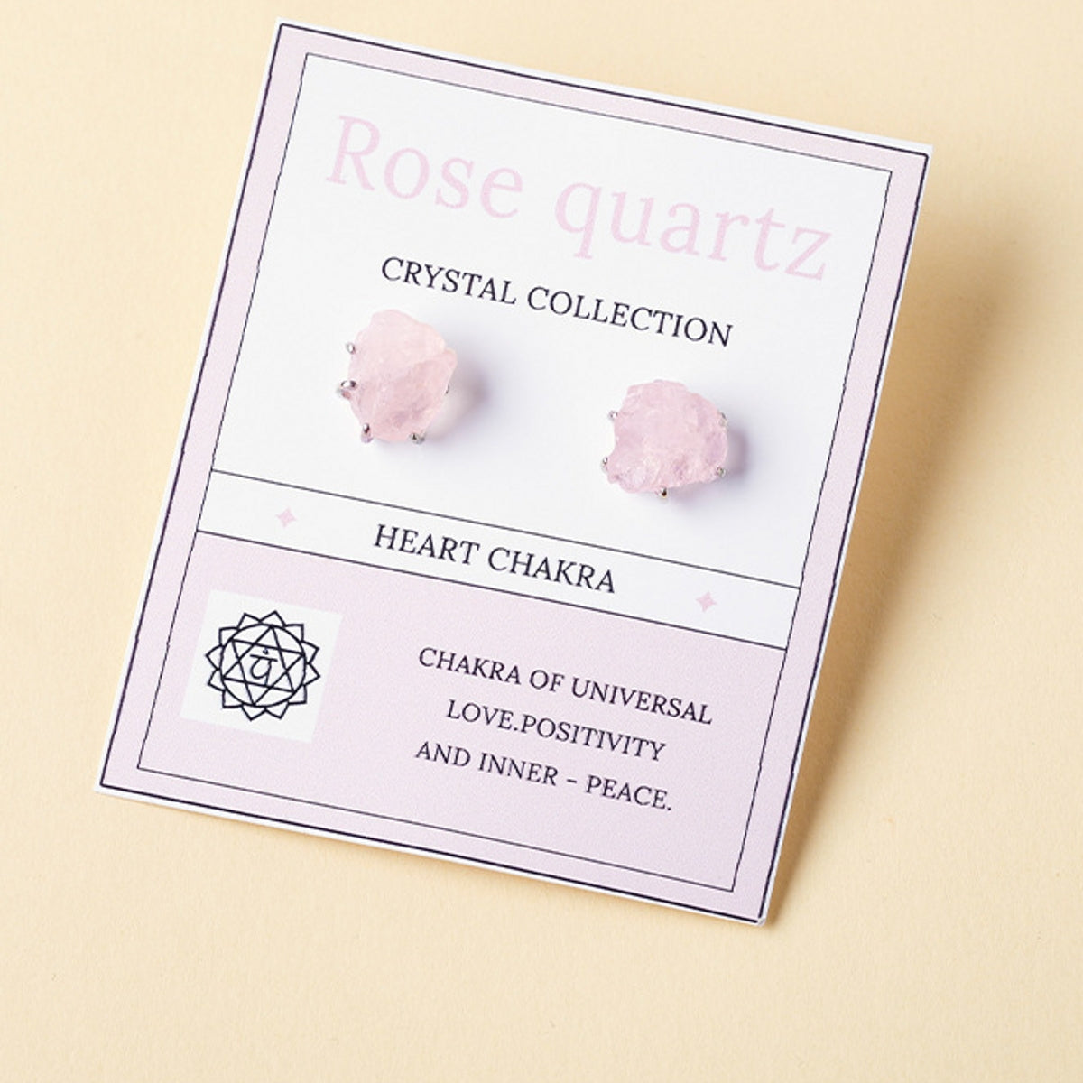 Rose Quartz Crystal Ball Earrings