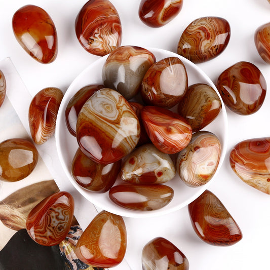 Sardonyx Palm Stones Carvings