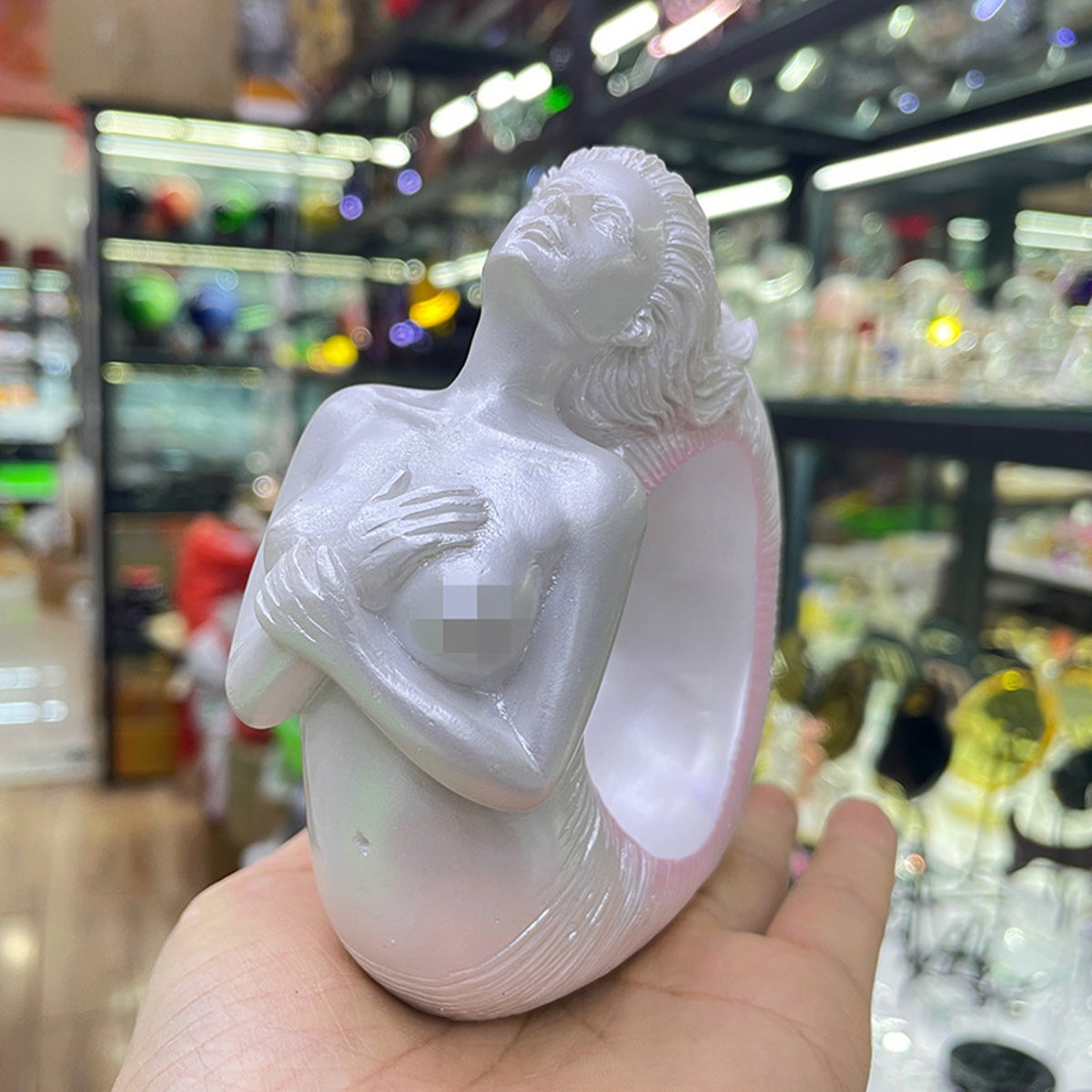 Seashell Goddess Resin Craft Stand Sphere Holders