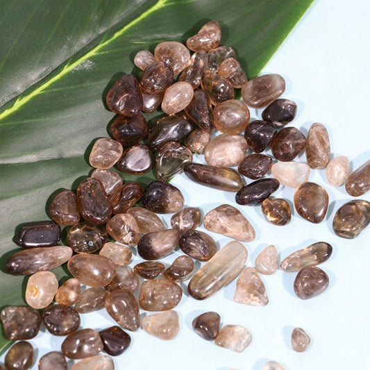 Smokey Quartz Chips Small Tumbles 100g