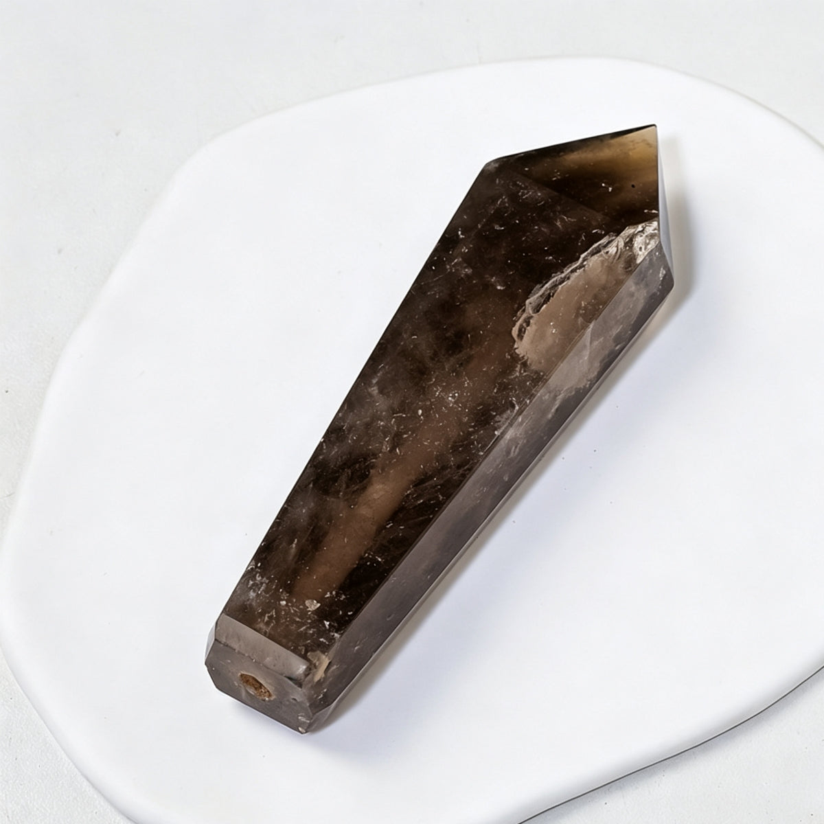 Smokey Quartz Citrine Wands 4.13"Tall