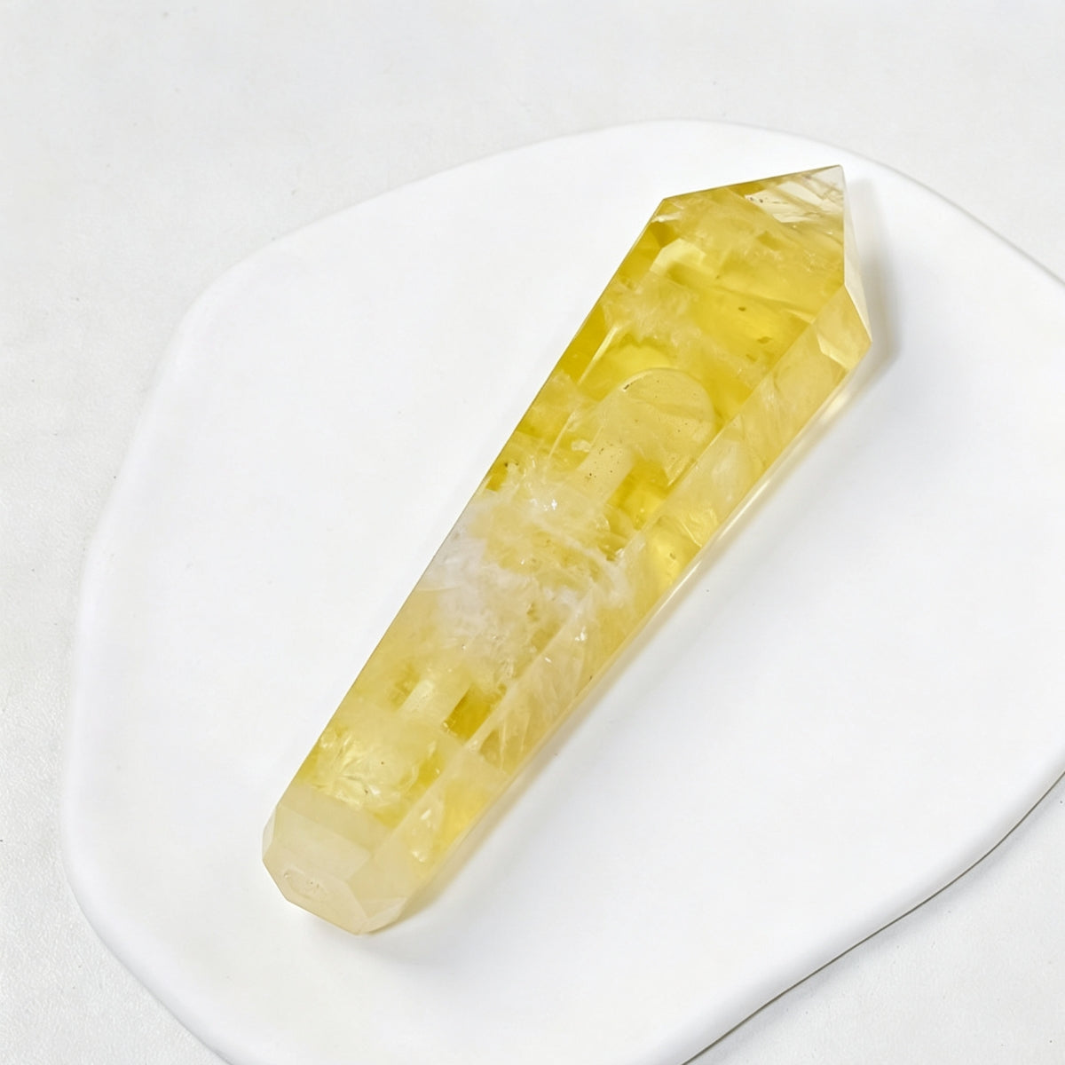 Smokey Quartz Citrine Wands 4.13"Tall