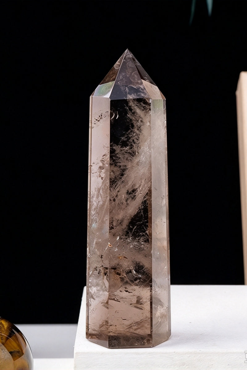 Smokey Quartz Towers 1.57"-3.54"Tall