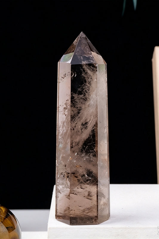 Smokey Quartz Towers 1.57"-3.54"Tall