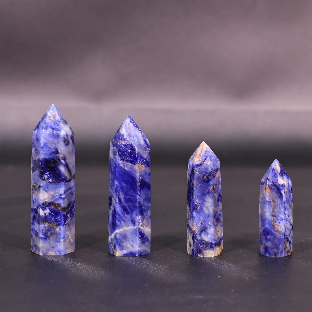 Sodalite Crystal Towers Tall 1.57"-3.94"