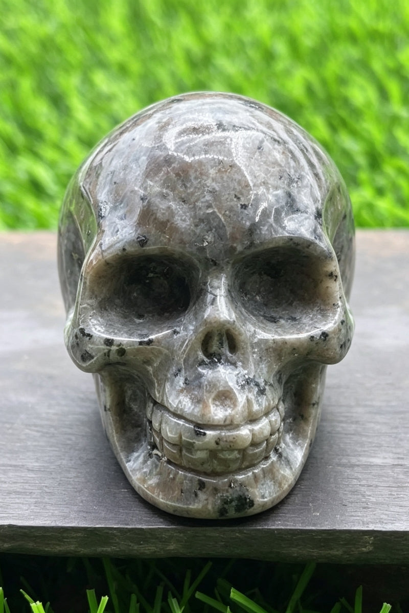 Sodalite Strawberry Yooperlite Crystal Skulls Carvings 1.97"
