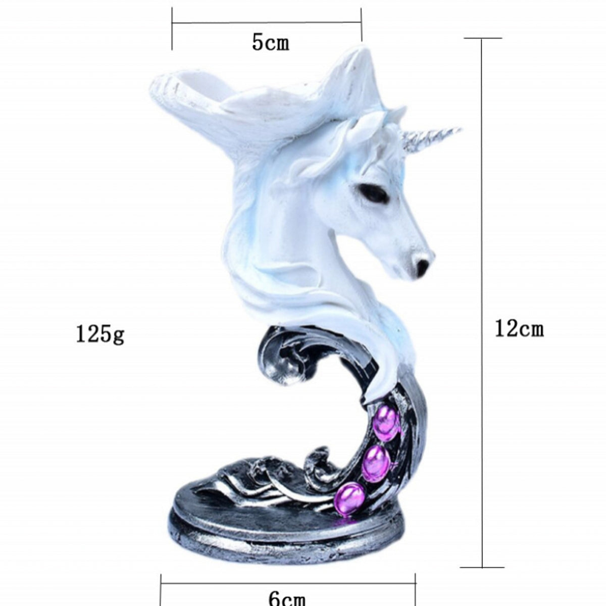 Unicorn Figurine Resin Sphere Holders