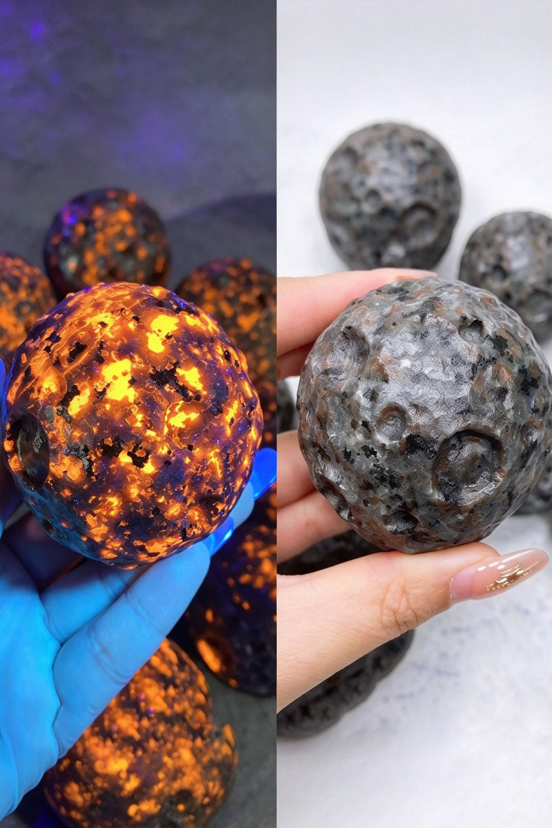 UV Yooperlite Spheres 1.18"-2.76"