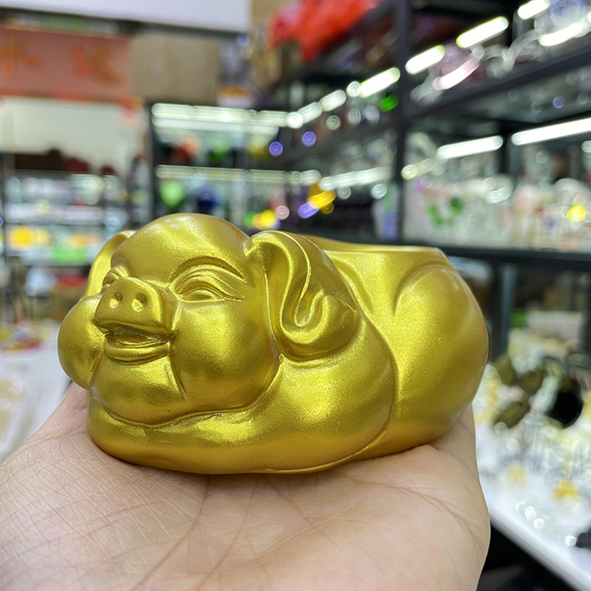 Wealth Pig Resin Craft Base Ornament Stand Sphere Holders