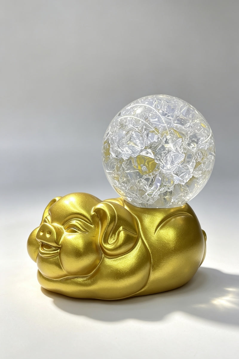 Wealth Pig Resin Craft Base Ornament Stand Sphere Holders