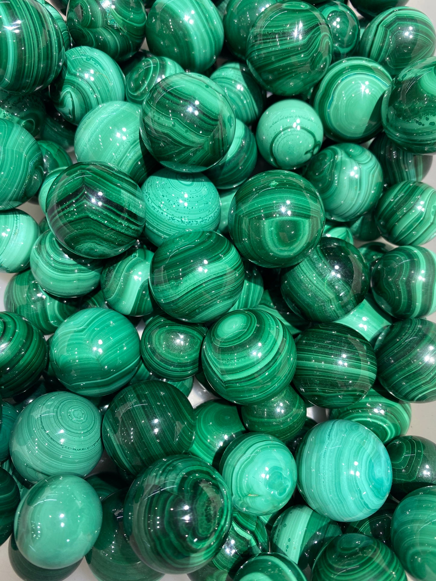 Small Malachite Sphere